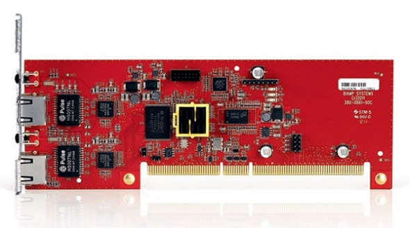 Карта для обмена цифровыми аудиоданными Biamp Tesira AVB-1