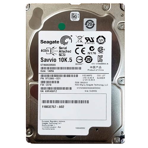 Жесткий диск Seagate Savvio 10K.5 600B 10k 2.5" SAS ST9600205SS