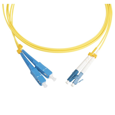Оптический патч-корд Hyperline FC-D2-9-LC/UR-SC/UR-H-2M-LSZH-YL