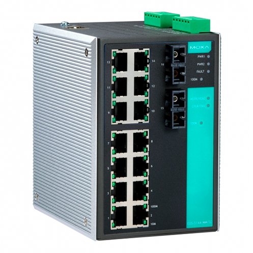 Коммутатор Ethernet Moxa EDS-516A-MM-ST