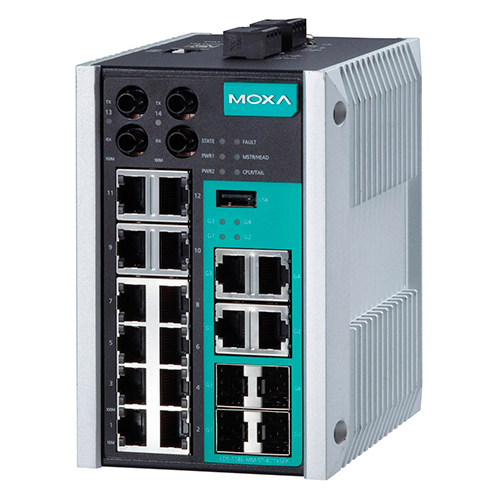 Коммутатор Ethernet Moxa EDS-518E-4GTXSFP-T