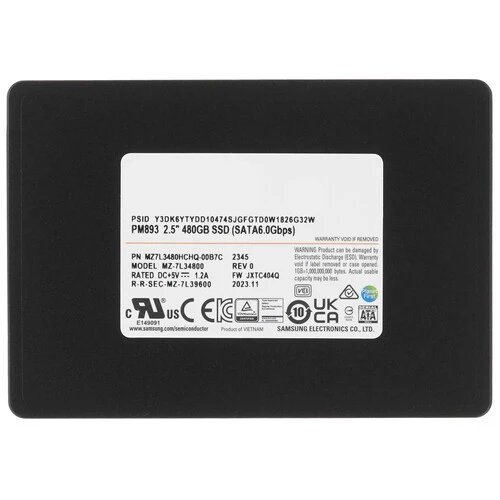 SSD Samsung MZ7L3480HCHQ-00B7C
