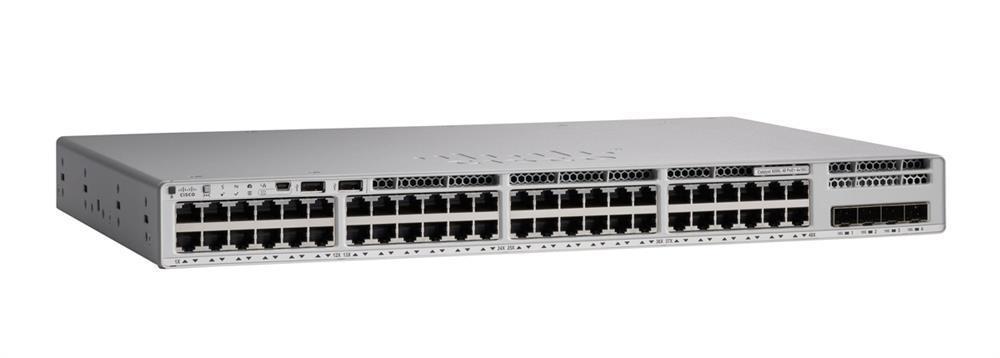 Коммутатор Cisco Catalyst C9200L-48PXG-4X-A, 48 портов (12x mGig, 36x 1G, 4x 10G PoE+), Network Advantage, с лицензиями DNA Advantage (3 года), Network Advantage, Plug-n-Play, комплект для стекирования и установки