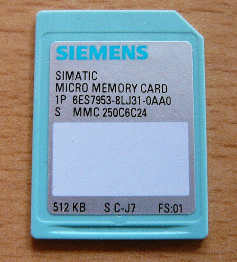 Карта памяти Siemens 6ES7953-8LJ31-0AA0 SIMATIC S7