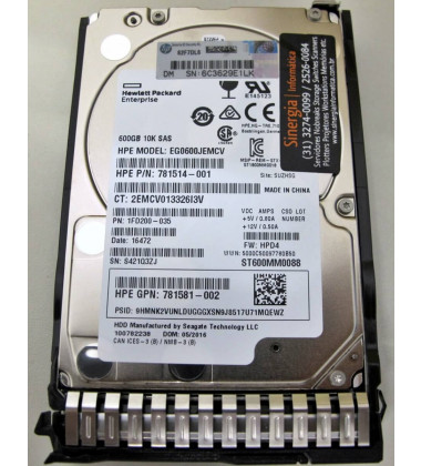 HDD HPE EG0600JEMCV