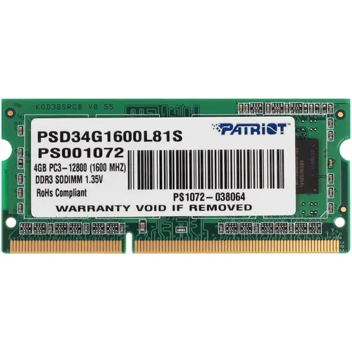 Оперативная память Patriot PSD34G1600L81S