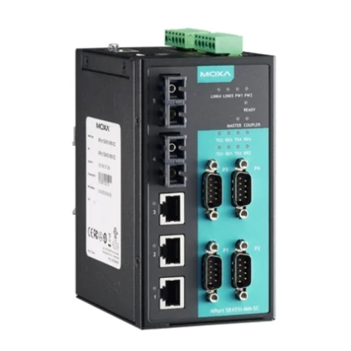 Преобразователь Moxa NPort S8455I-MM-SC