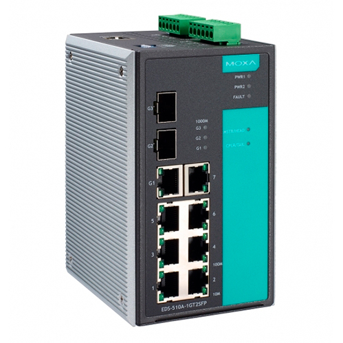 Коммутатор Ethernet Коммутатор Moxa EDS-510A-1GT2SFP