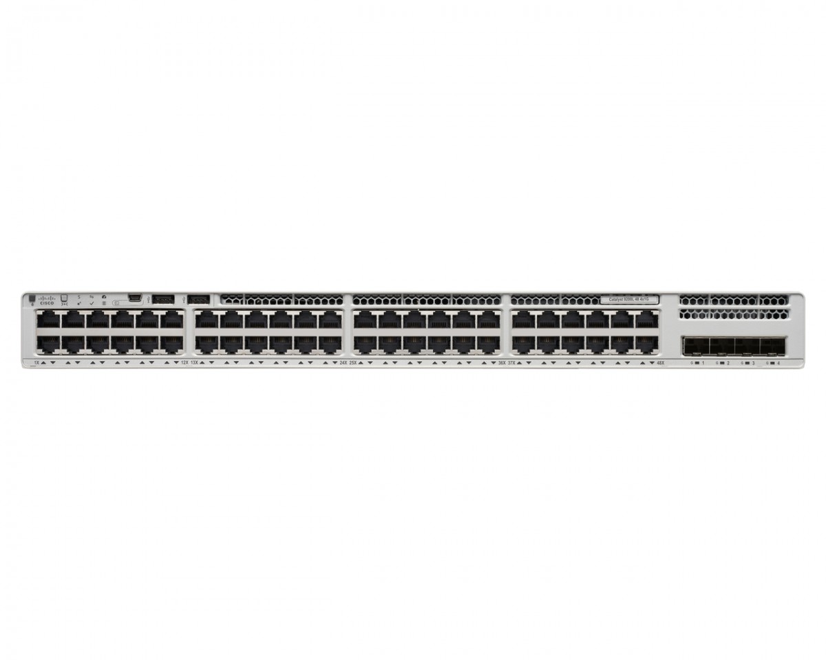 Коммутатор Cisco Catalyst C9300L-48T-4X-A, 48 портов, Network Advantage, 4x 10G Uplink, с блоком питания