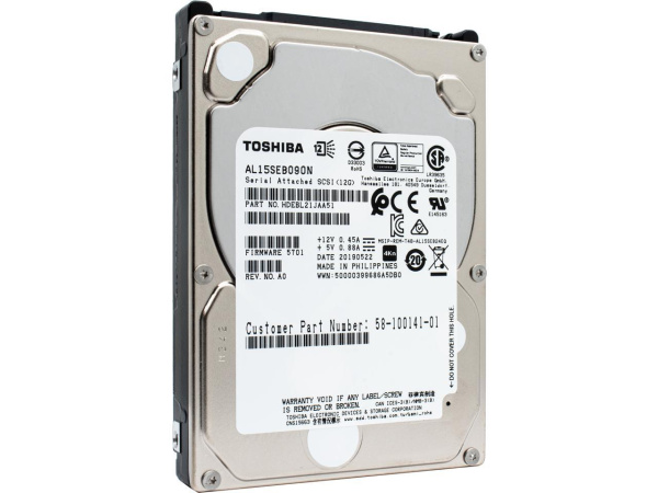 Жесткий диск Toshiba 900GB 10500RPM 128MB 2.5 SAS, AL15SEB090N Жесткий диск Toshiba 900GB 10500RPM 128MB 2.5 SAS, AL15SEB090N