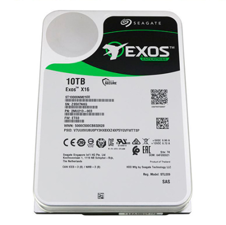 Жесткий диск Seagate 10Tb SAS 12Gb/s 7200rpm ST10000NM018B