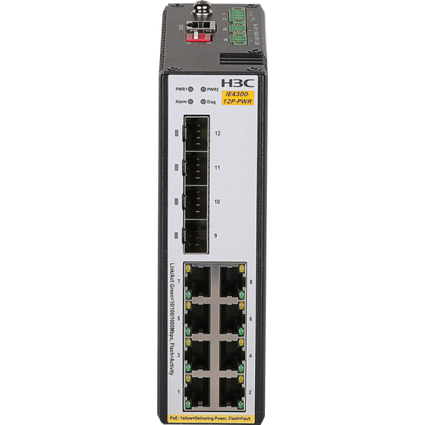 Коммутатор Ethernet H3C IE4300-12P-PWR