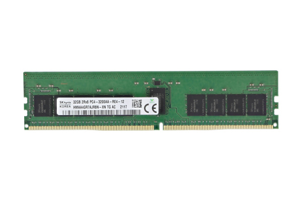 Оперативная память SK Hynix HMAA4GR7AJR8N-XN, 32GB DDR4-3200 RDIMM, PC4-25600R, Dual Rank x8