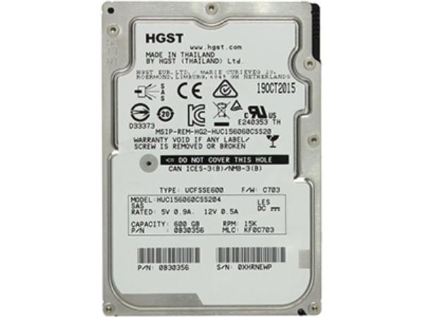 Жёсткий диск HGST Enterprise HDD 2.5" SAS 600Gb, 15000rpm, 128MB buffer HUC156060CSS204 Жёсткий диск HGST Enterprise HDD 2.5" SAS 600Gb, 15000rpm, 128MB buffer HUC156060CSS204