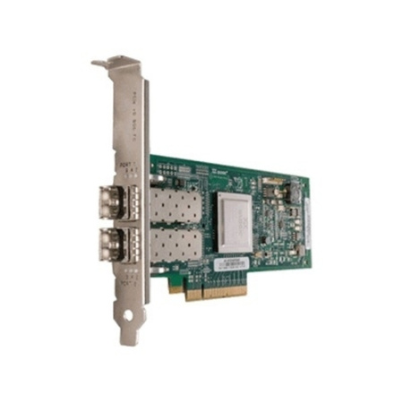 Контроллер Qlogic 8Gb 2-port FC HBA x8 PCIe LC multi-mode optic, QLE2562-CK