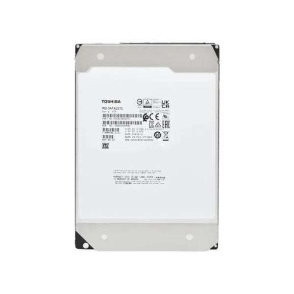 Жесткий диск Toshiba MG10AFA22TE, 22 ТБ, 3,5", SATA III, 7200 об/мин, 512 МБ кэш-памяти Жесткий диск Toshiba MG10AFA22TE, 22 ТБ, 3,5", SATA III, 7200 об/мин, 512 МБ кэш-памяти