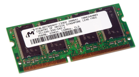 Модуль Micron MT8LSDT3264HY-133D2 SDRAM 256MB