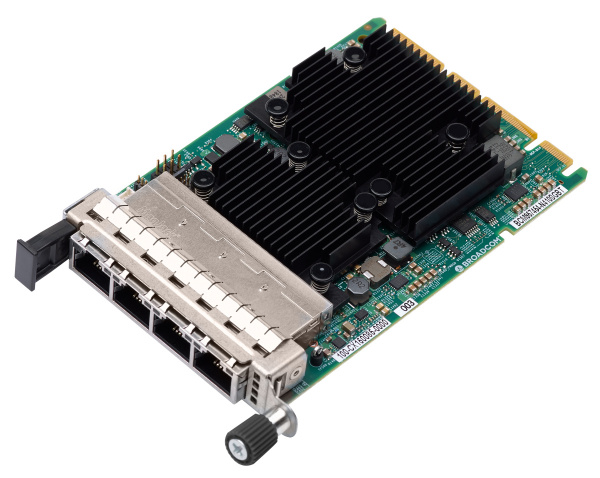 Сетевой адаптер Broadcom 57454 Quad-Port 10GbE Base-T Adapter OCP NIC 3.0 Сетевой адаптер Broadcom 57454 Quad-Port 10GbE Base-T Adapter OCP NIC 3.0
