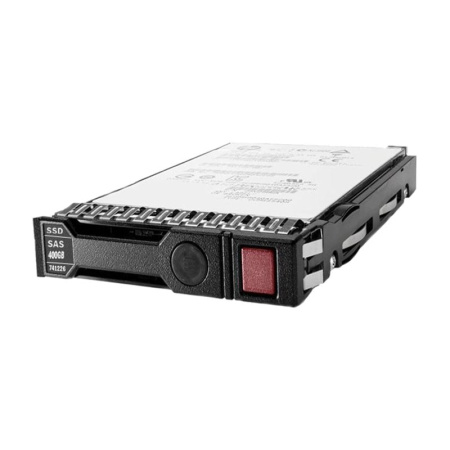 Накопитель SSD HP EO000400JXBEU, 400 ГБ, SAS 12 Гбит/с, 2,5" SFF, Write Intensive, Single Connector, Dual Supply