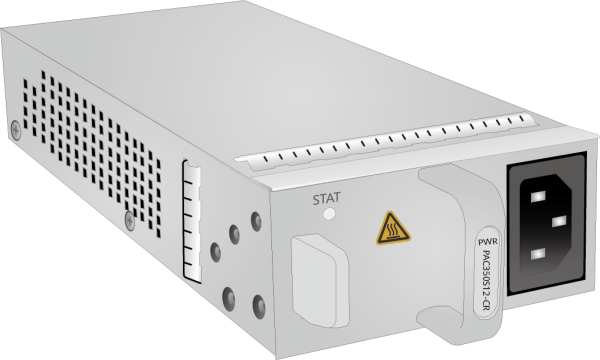 Блок питания Huawei PAC350S12-CR, мощность 350 Вт, входное напряжение 90–290 В AC, выходное напряжение 12 В DC, рабочая температура от -25°C до +55°C
