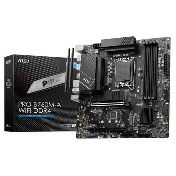 Материнскя плата MSI PRO B760M-A WIFI DDR4 [PRO WIFI DDR4]