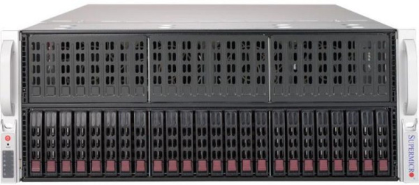 Сервер Supermicro 4029GP-TRT, SAS RAID Broadcom 9361 (AOC-SAS3-9361-16I), 4x кабеля CBL-SAST-0531, контроллер с батареей (BTR-TFM4G-LSI00418) и креплением (BKT-BBU-BRACKET-05), 6x 2.4TB HDD Seagate Enterprise Performance (ST2400MM0129)