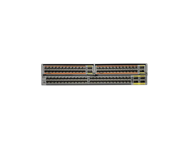 Коммутатор Cisco Nexus N5K-C56128P, 2RU, 48 портов 10G SFP+, 4 порта 40G QSFP+, два блока питания, модули вентиляторов, 24 модуля SFP-10G-SR