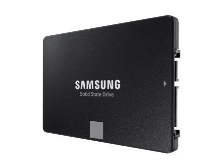 Накопитель SSD Samsung MZ-77E4T0BW, 4 ТБ, 2.5", SATA III 6 Гбит/с, V-NAND, скорость чтения до 560 МБ/с, записи до 530 МБ/с, 1 ГБ кэш, контроллер MKX