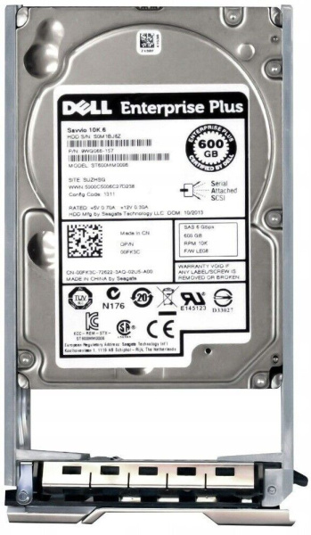Жесткий диск Dell EQL 600-GB 10K 12Gb/s 2.5 SAS (33KFP)
