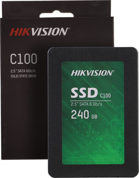 Накопитель HIKVISION SSD 240 Gb SATA 6Gb/s C100 <HS-SSD-C100-240G> 2.5" 3D TLC Накопитель HIKVISION SSD 240 Gb SATA 6Gb/s C100 <HS-SSD-C100-240G> 2.5" 3D TLC