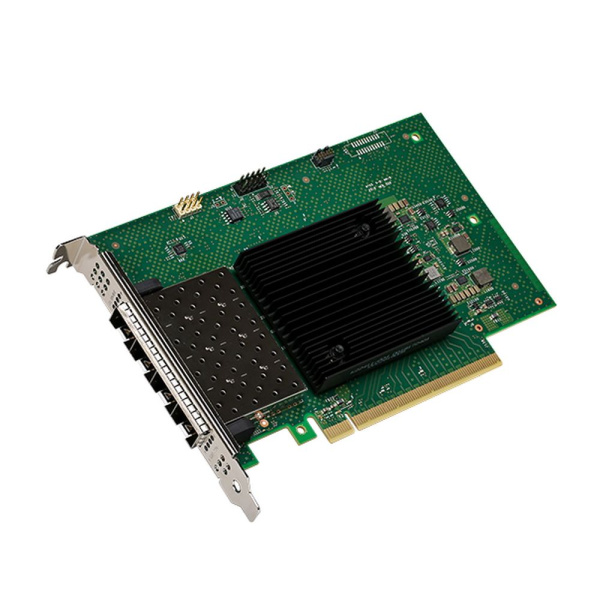 Сетевой адаптер Intel Ethernet E810-DA4 4x10/25Gb SFP28 PCI-e Сетевой адаптер Intel Ethernet E810-DA4 4x10/25Gb SFP28 PCI-e