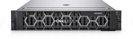 Сервер Dell PowerEdge R750 с двумя процессорами Xeon Gold 6354, 64GB RAM, 480GB SSD, PERC H755, Dual 10/25GbE Adapter, Dual 16Gb FC HBA и Windows Server 2022 Datacenter