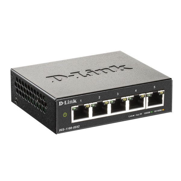 Коммутатор D-Link Ethernet Коммутатор Switch DGS-1100-05v2
