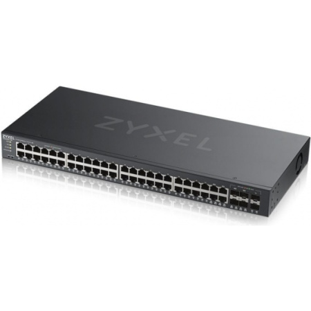 Коммутатор ZYXEL GS2220-50, L2, 48x Gigabit Ethernet портов, 2x 10GE SFP+ портов, NebulaFlex Pro