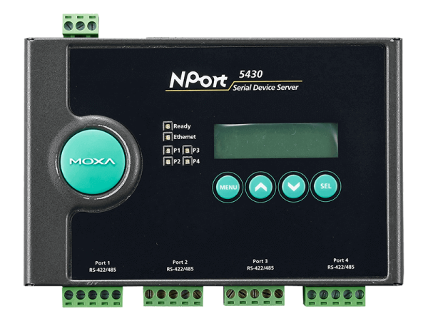 Преобразователь интерфейсов MOXA Nport 5430I (4 порта RS-422/485, Ethernet, 2 kV изоляция)