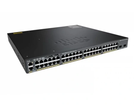 Коммутатор Cisco WS-C2960X-48FPD-L, 48x Gigabit Ethernet PoE, 2x 10G SFP+, 740W