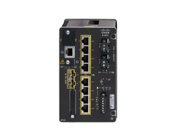 Коммутатор Cisco Catalyst IE-3300-8P2S-E, 8 портов GE PoE+, 2 порта GE SFP, модульный, Network Essentials