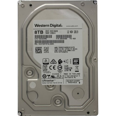 Жесткий диск Western Digital Ultrastar DC HC320 8 Тб HUS728T8TAL5204 SAS 12Gb/s