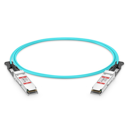 Кабель Cisco QSFP-100G-AOC3M, 100G, 5 м, оптический, совместимый с QSFP28