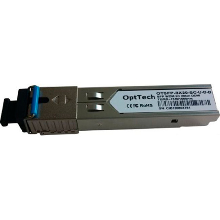 Оптический трансивер OptTech OTSFP-BX20-D-D