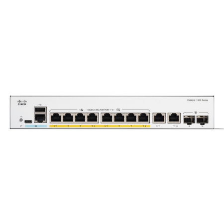 Коммутатор Cisco C1300-8FP-2G