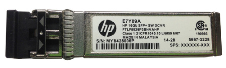 Оптический трансивер HPE 16Gb SFP+ SW E7Y09A, 793443-001