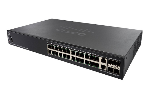 Коммутатор Cisco Small Business 500 Series SF550X-24MP-K9-EU
