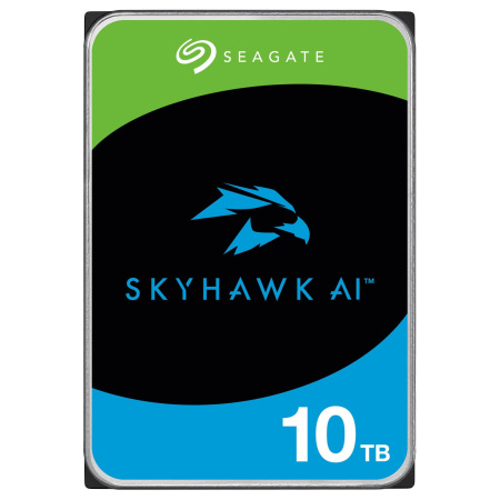 Жесткий диск Seagate SkyHawk AI 10TB 7200 RPM 256MB Cache SATA 6.0Gb/s 3.5" (ST10000VE001)