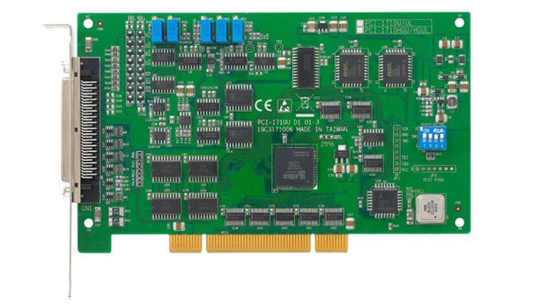 Многофункциональная плата Advantech PCI‑1710U, 32‑канала цифрового ввода/вывода, 16‑разрядный АЦП, 250 кГц, интерфейс PCI, 48 В TTL