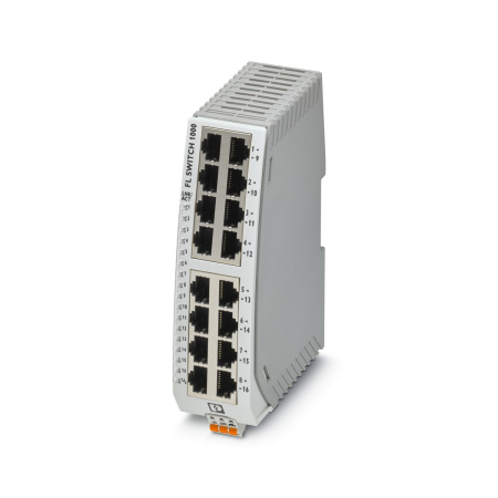 Коммутатор Phoenix Contact FL SWITCH 1016N, 16 портов, артикул 1085255