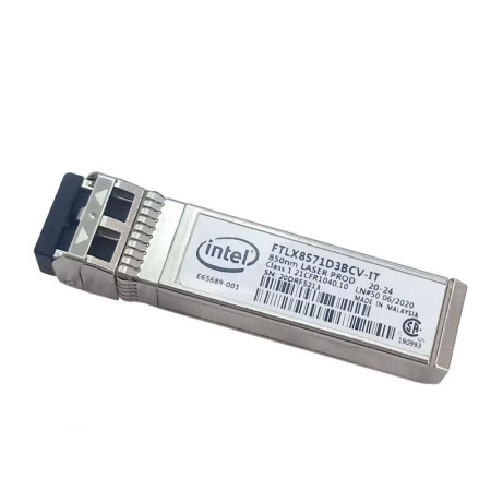 Оптический трансивер Intel FTLX8571D3BCV-IT, SFP-10G-SR, 10GBASE-SR, MMF