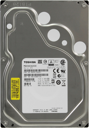 Жесткий диск Toshiba Enterprise Capacity 2 Тб MG04ACA200E 2 Тб SATA 6Gb/s (SATA-III)