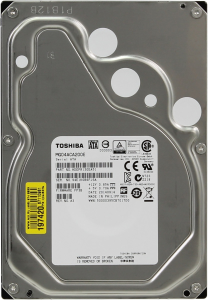 Жесткий диск Toshiba Enterprise Capacity 2 Тб MG04ACA200E 2 Тб SATA 6Gb/s (SATA-III) Жесткий диск Toshiba Enterprise Capacity 2 Тб MG04ACA200E 2 Тб SATA 6Gb/s (SATA-III)