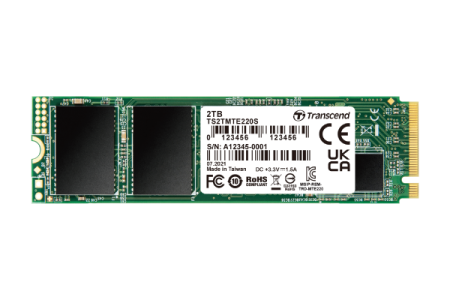 Накопитель SSD Transcend MTE220S (M.2, 512GB, модель TS512GMTE220S)